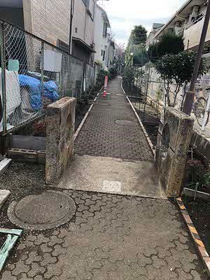 谷戸前川緑道入口